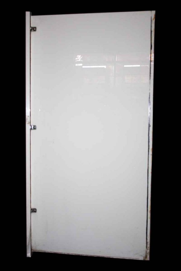 Large Slab of a Milk Glass Bathroom Stall Wall - Bathroom