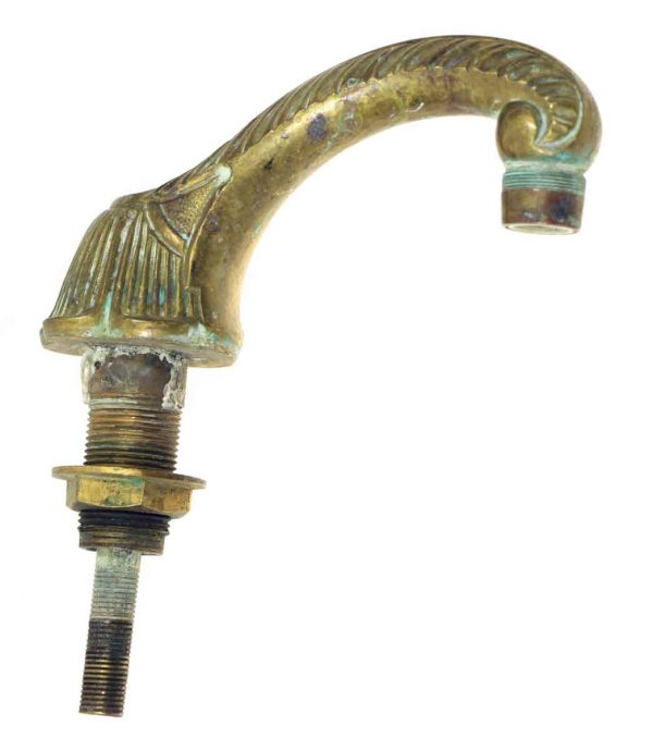 Cast Bronze Faucet with Ornate Detail - Bathroom