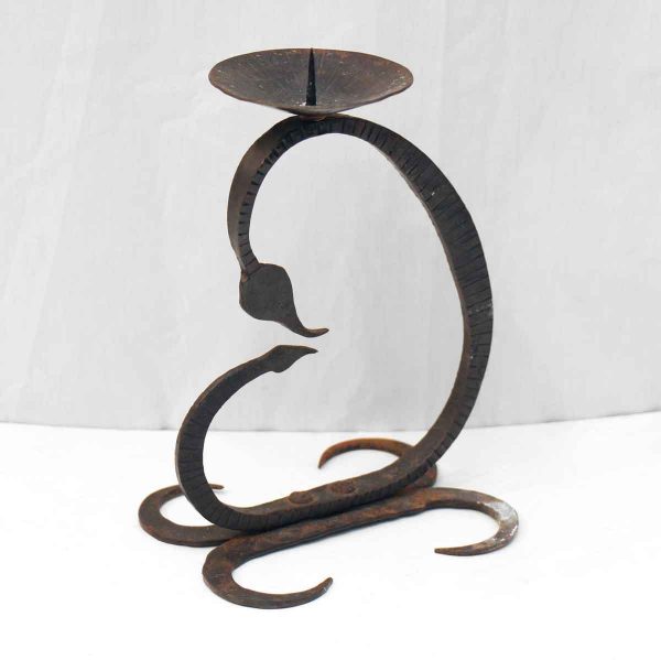 Wrought Iron Single Candle Holder - Candle Holders