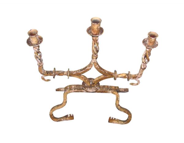Iron Hand Wrought Candle Holder - Candle Holders