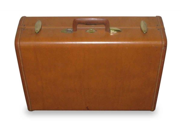Vintage Samsonite Leather Suitcase - Suitcases
