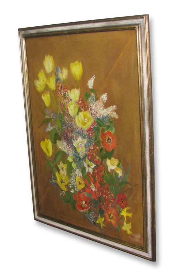 Framed Floral Painting - Paintings