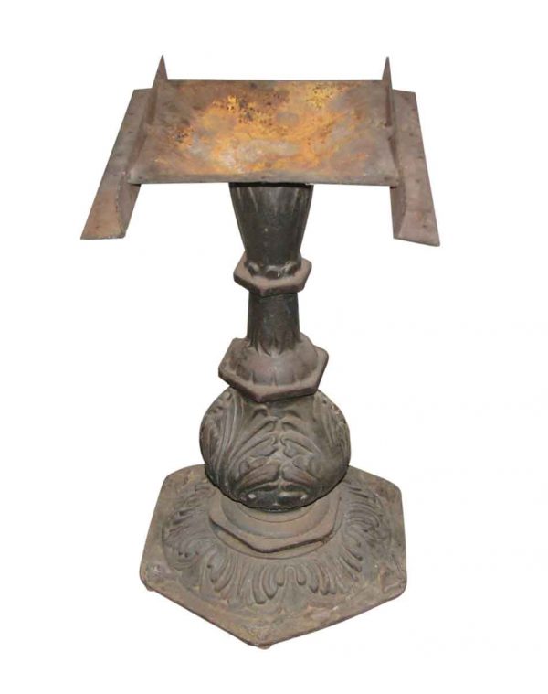 Ornate Cast Iron Pedestal Table Base - Industrial