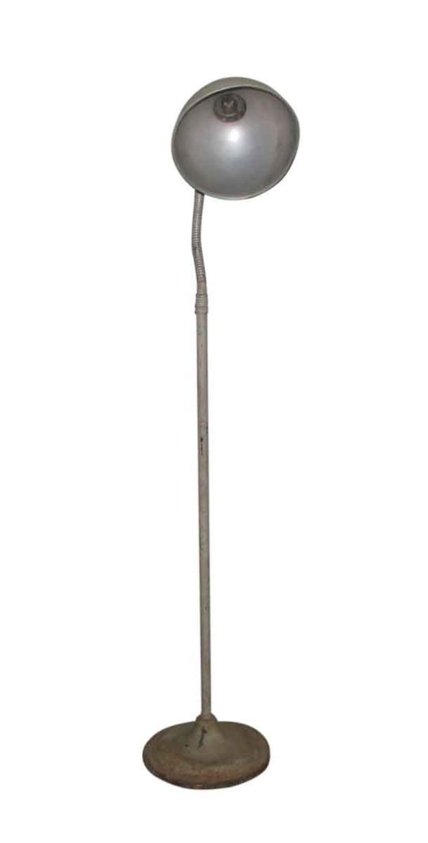 Standing Industrial Lamp with Goose Neck - Floor Lamps