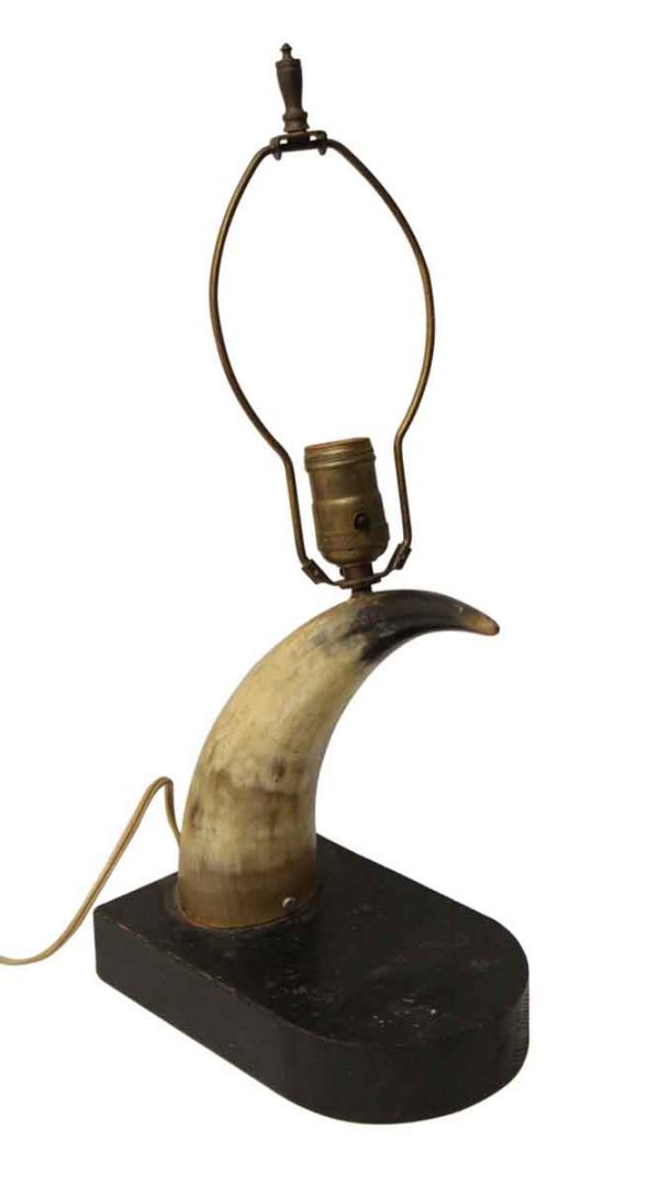 Vintage Horn Lamp - Table Lamps