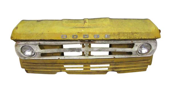 Yellow Dodge Car Front - Car Fronts & Parts