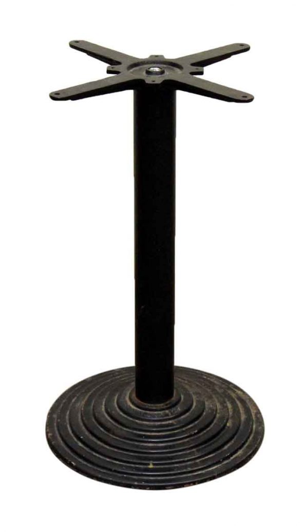 Cast Iron Table Base with Concentric Circle Base - Table Bases