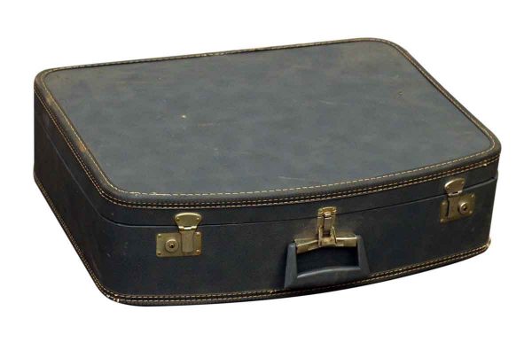 Faux Leather Locking Briefcase - Suitcases