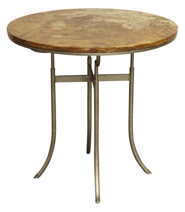 Round Wood Top Bistro Table - Commercial Furniture
