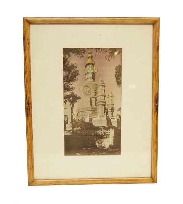 Framed & Matted Picture of a Church - Photographs