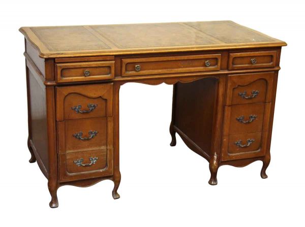 Hathaways Leather Top Lawyers Desk - Office Furniture