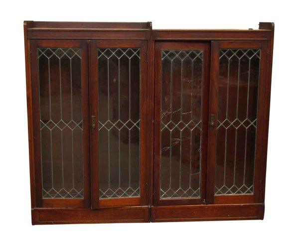 Leaded Glass Hutch - Cabinets