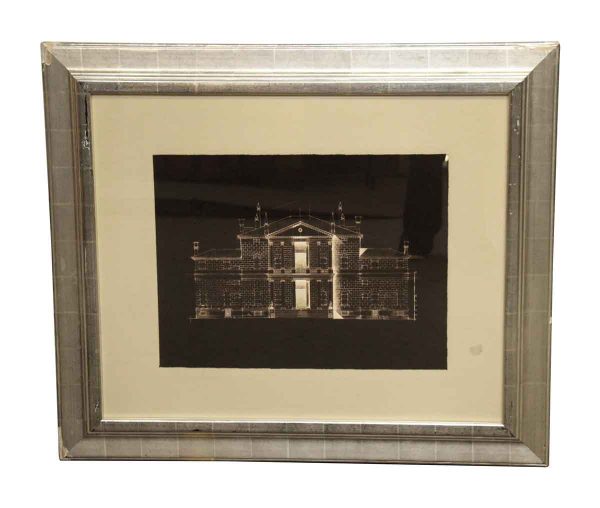 Matted Brown & White House Photo - Photographs