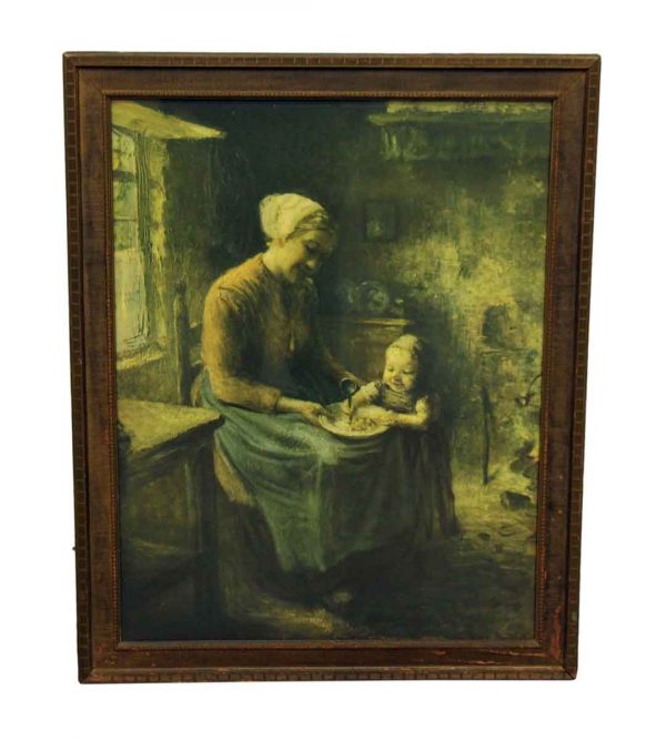Painting of a Mother & Child - Paintings