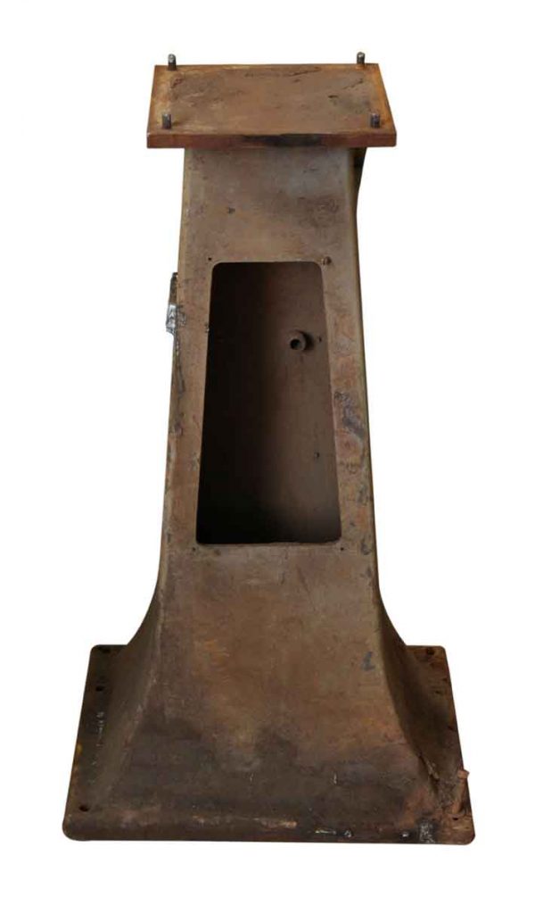 Cast Iron Industrial Pedestal Base - Industrial