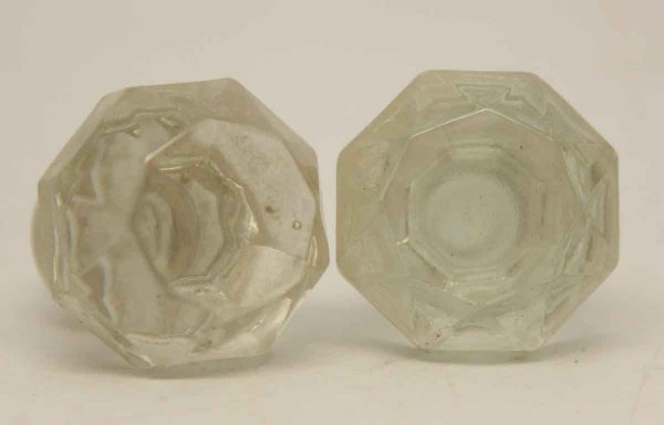 Pair of Clear Glass Stoppers - Bottle Stoppers