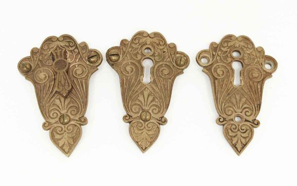 Ornate Bronze Large Keyhole Cover - Keyhole Covers
