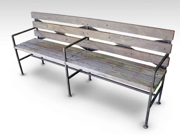 Coney Island Tropical Wood Altered Antique Bench - Altered Antiques