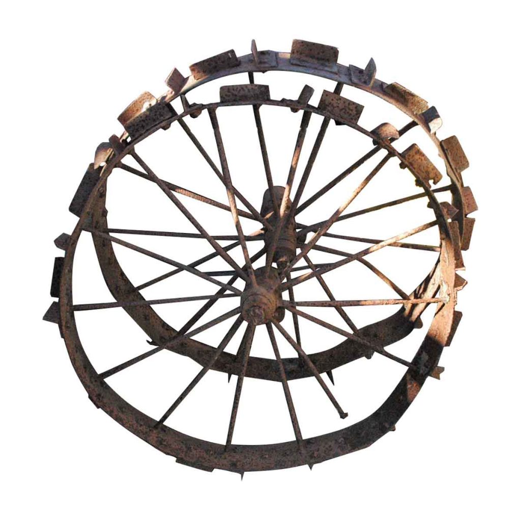 Old Wrought Iron Wagon or Tracker Wheel | Olde Good Things