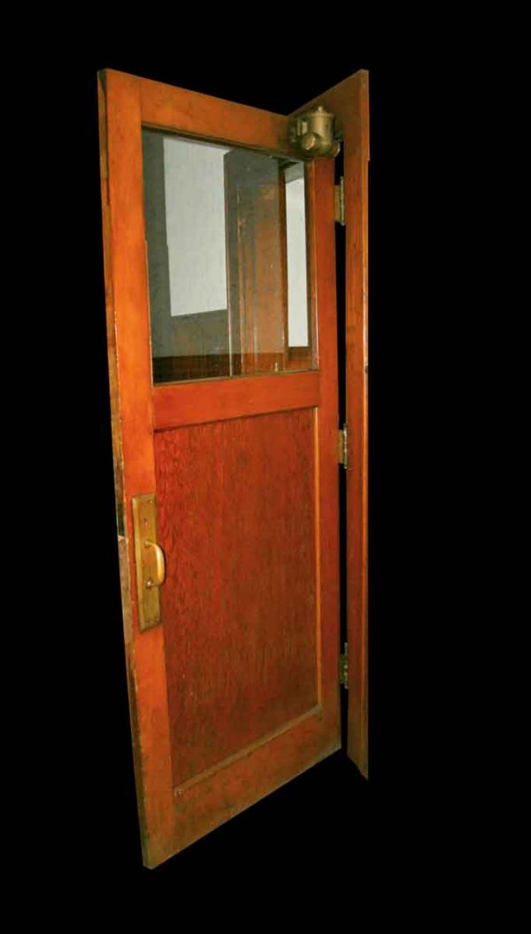 Reclaimed Pine Door with Single Pane - Standard Doors