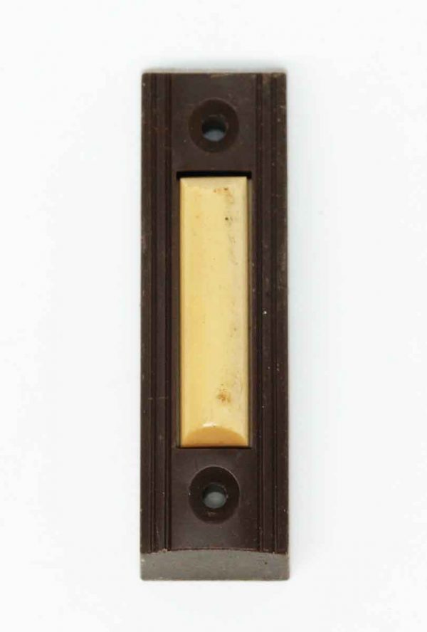 Vintage Brown Bakelite Doorbell - Knockers & Door Bells