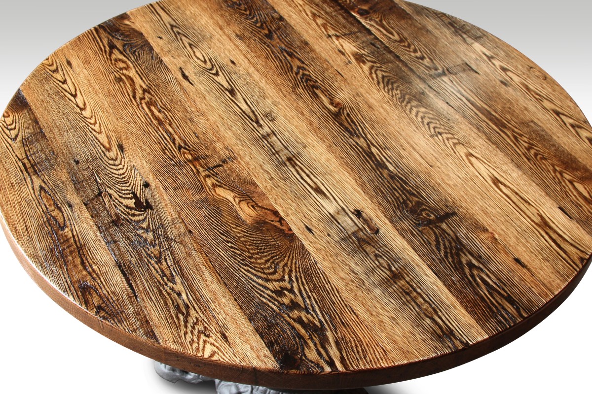 Round Oak Table Top