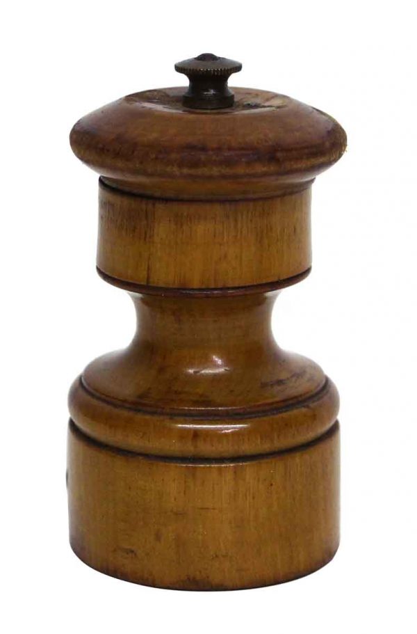 Imported Wood Round Pepper Mill - Kitchen