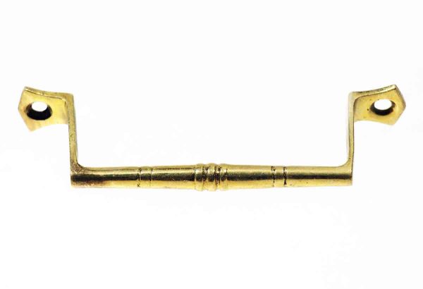 Vintage Brass Plated Traditional Drawer Pull - Cabinet & Furniture Pulls