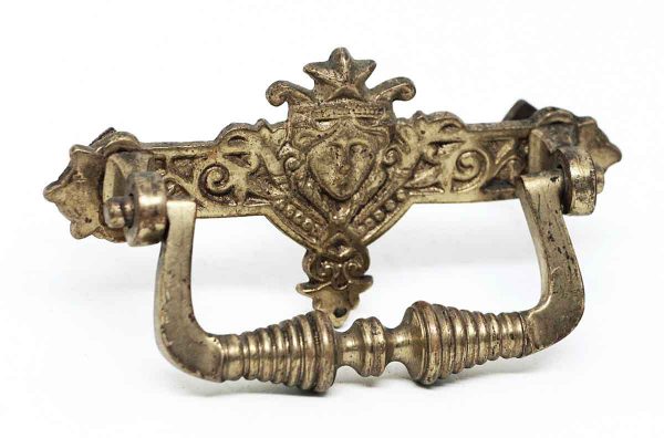 Antique Cast Brass Figural Pull - Cabinet & Furniture Pulls