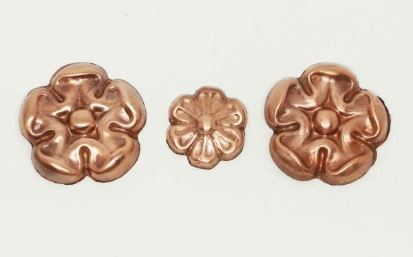 Copper Plated Floral Aluminum Appliques - Applique