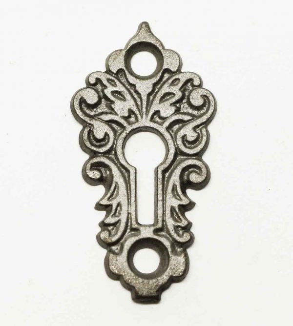 Antique French Cast Iron Keyhole - Keyhole Covers
