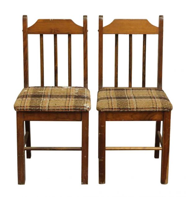 Pair of Simple Bannister Chairs - Seating