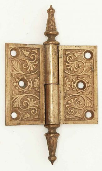 Antique Brass Steeple Door Hinge | Olde Good Things