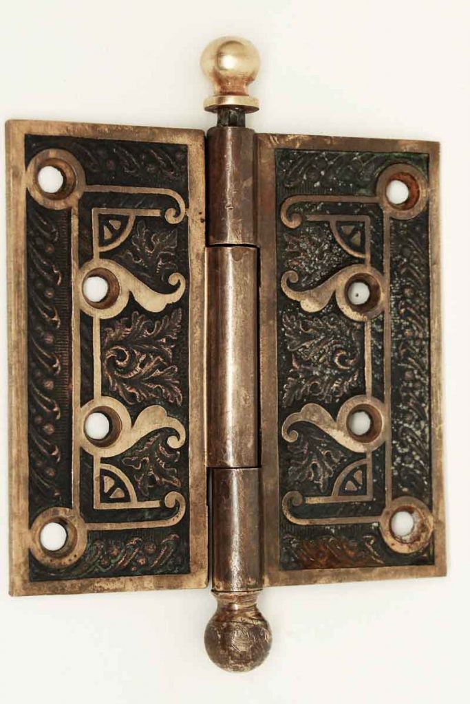 Victorian Bronze 4.5 x 4.5 Butt Antique Door Hinge | Olde Good Things