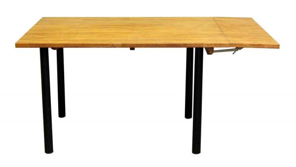 Pine Table with Fold Down Leaf - Office Furniture