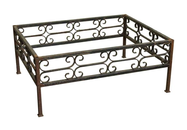 Reclaimed Iron Rectangular Coffee Table Base - Table Bases