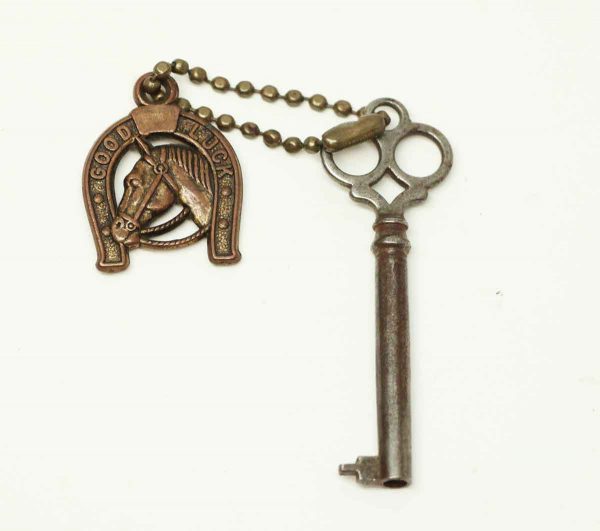 Skeleton Key with Good Luck Charm - Other Hardware