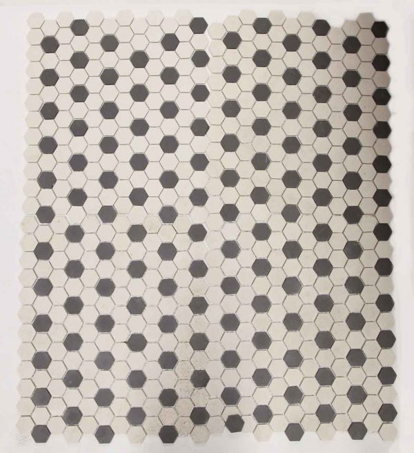 Set of Five Black & White Sheet of Tiles - Floor Tiles