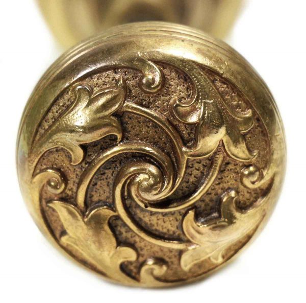 Door Knobs - Antique Corbin Romanesque Swirl Door Knob Set