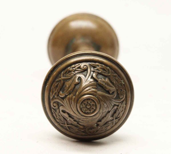 Door Knobs - Antique Sargent Brass Door Knob Set