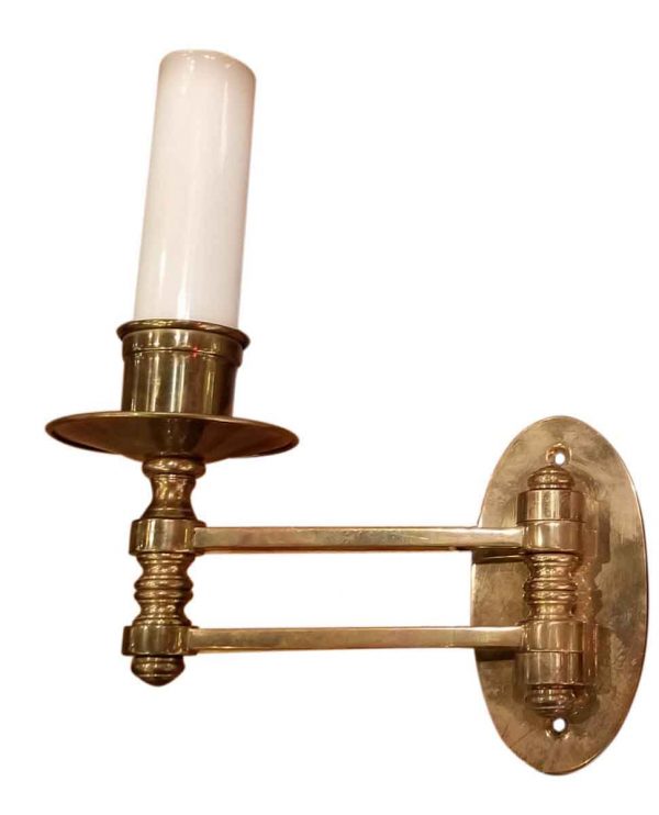 Sconces & Wall Lighting - Antique Brass Swing Sconce