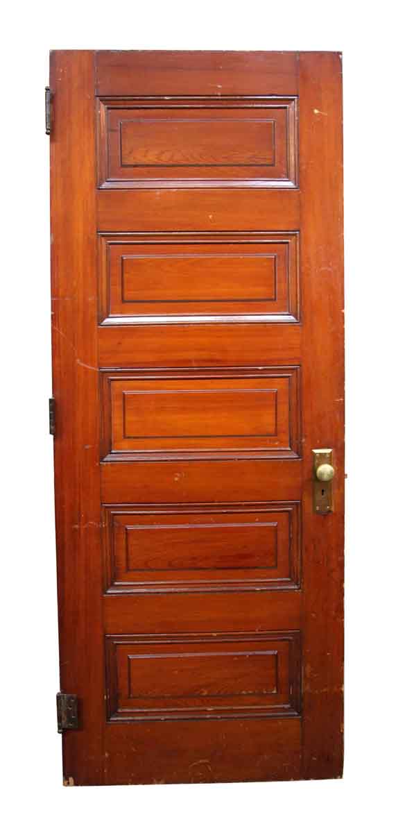 Old Wooden 5 Raised Panel Interior Door Olde Good Things