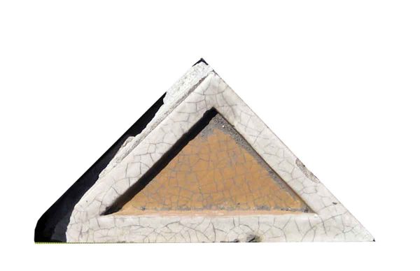 Stone & Terra Cotta - Glazed Terra Cotta Triangle Stone