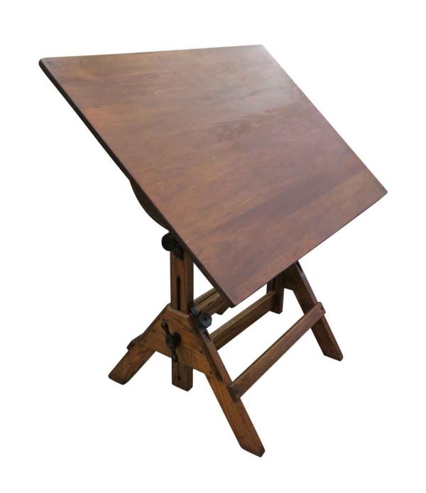 Drafting Tables - Antique Oak Drafting Table