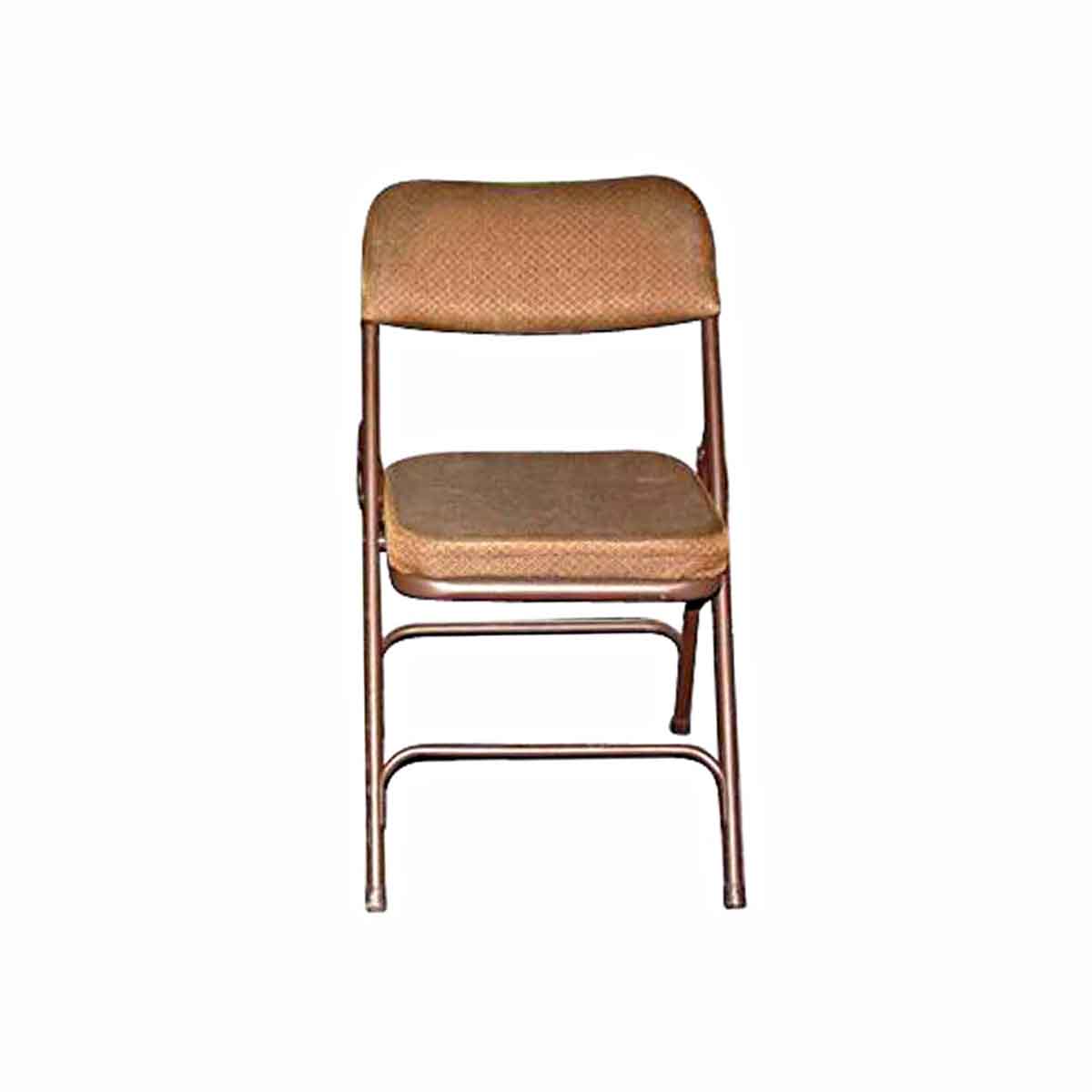 folding chair with cushion seat