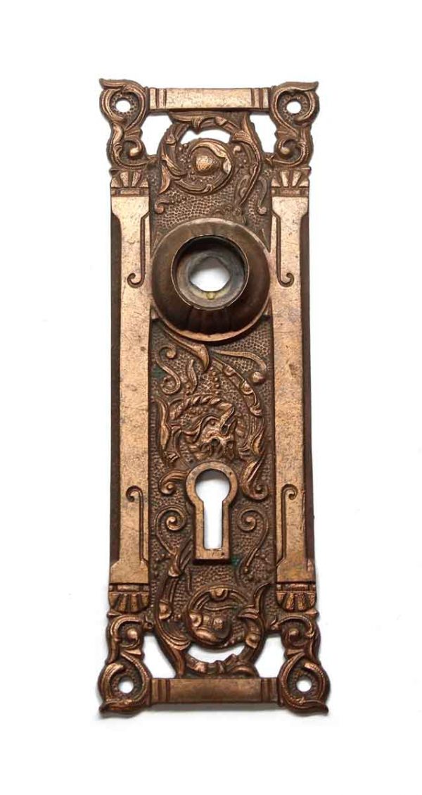 Back Plates - Columbian Bronze Plate with Keyhole