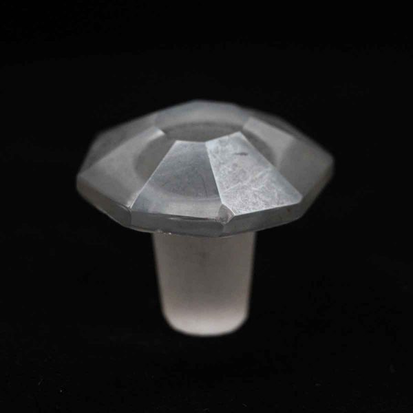 Bottle Stoppers - Clear Glass Octagon Stopper