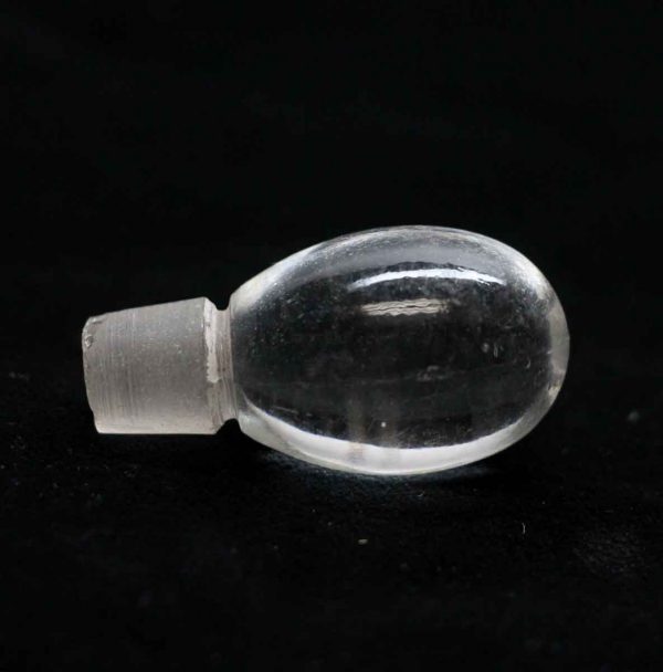 Bottle Stoppers - Glass Clear Oval Stopper