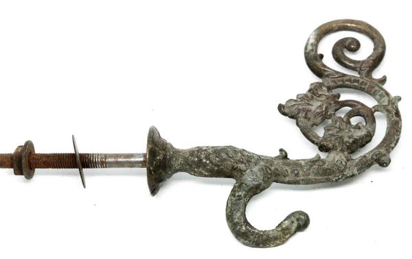 Single Hooks - 1880s Bronze Ornate Hook