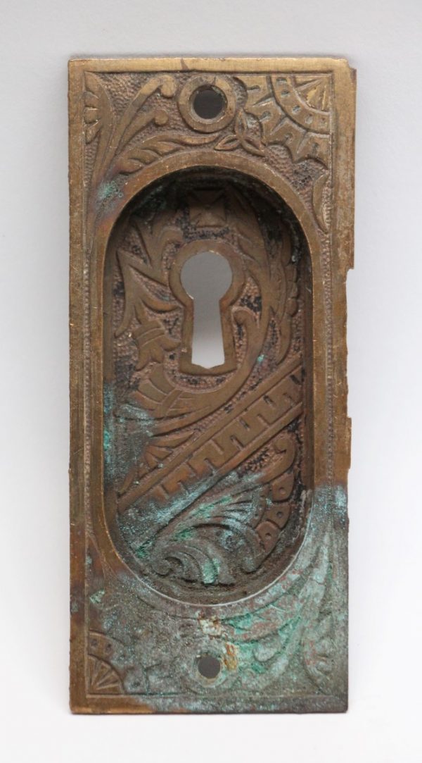 Pocket Door Hardware - Bronze Pocket Door Plate